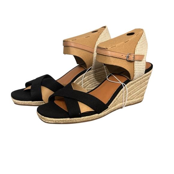 NIB! Lucky Brand Maeylee Espadrille Wedge Strappy Sandals - Size 10 - Picture 5 of 10